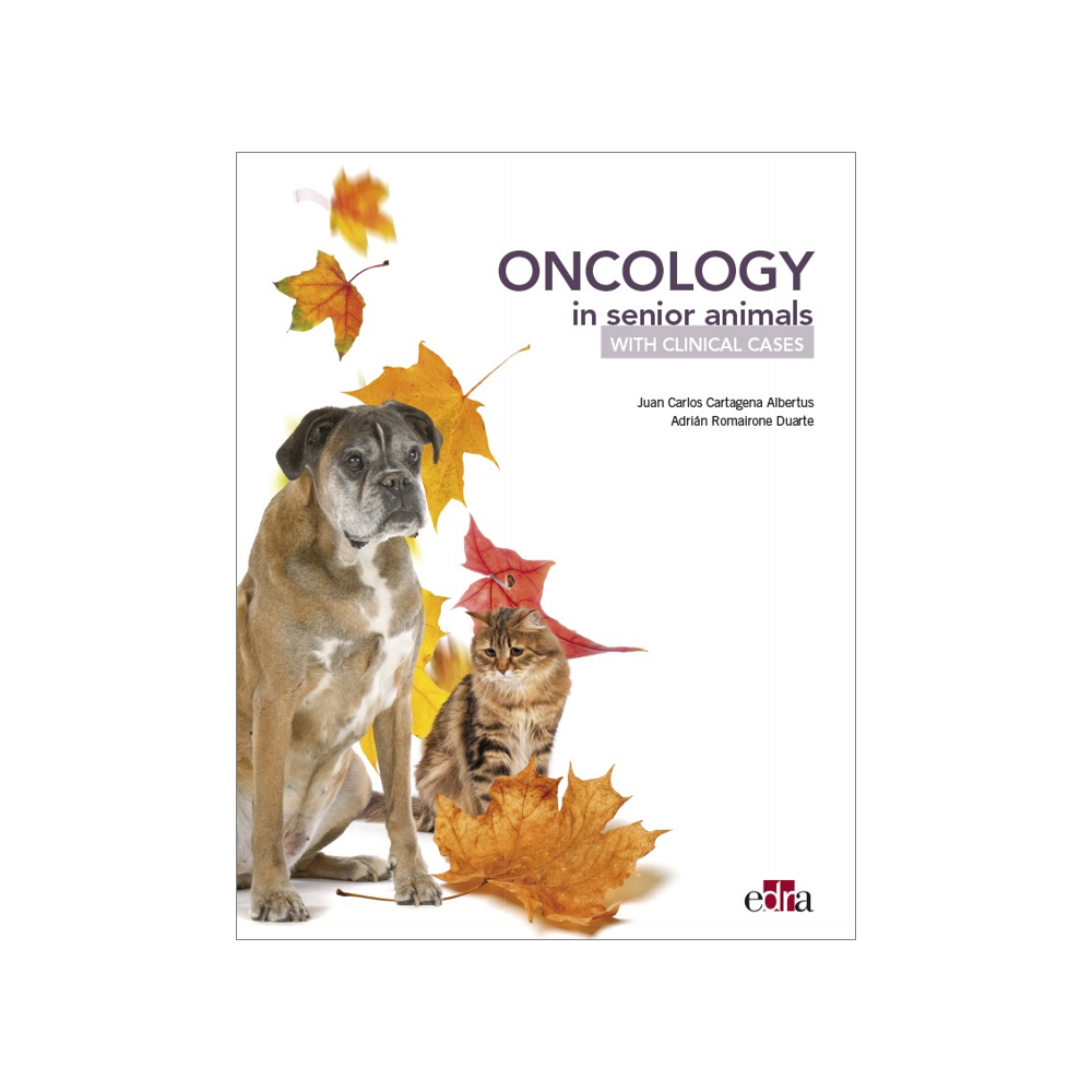 Oncology in senior animals
with clinical cases - book cover - veterinary book